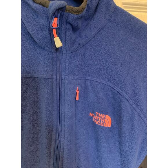 The North Face Full zip lightweight fleece blue and gray medium - Picture 9 of 9